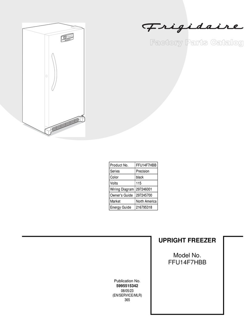Frigidaire PRECISION FFU14F7HBB Factory parts catalog