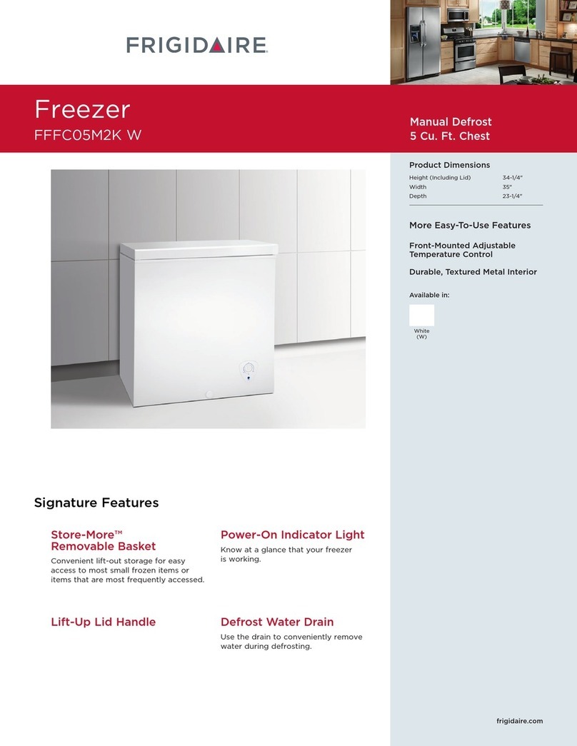 Frigidaire FFFC05M2KW Operating and safety instructions