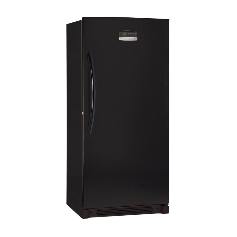 Frigidaire GLFH21F8HB - Frost Free Upright Freezer User guide
