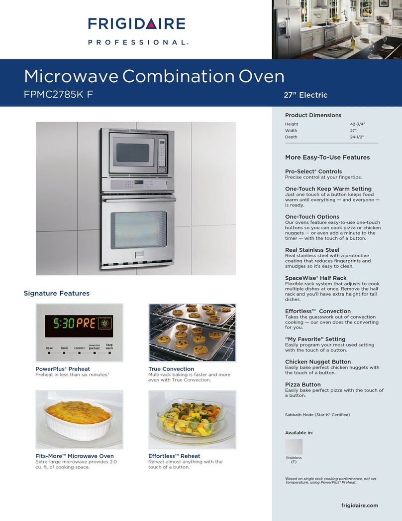 Frigidaire FPMC2785K F General installation guidelines