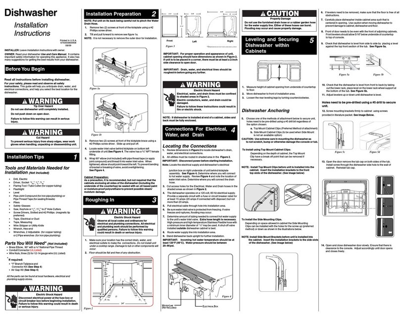 Frigidaire FPHD2491KF installation instructions