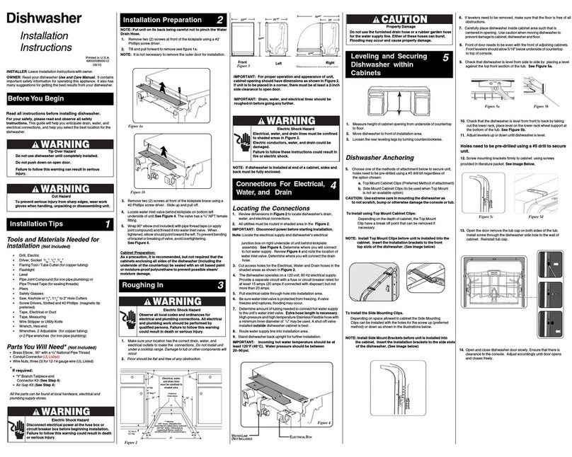 Frigidaire FGHD2455LB User manual