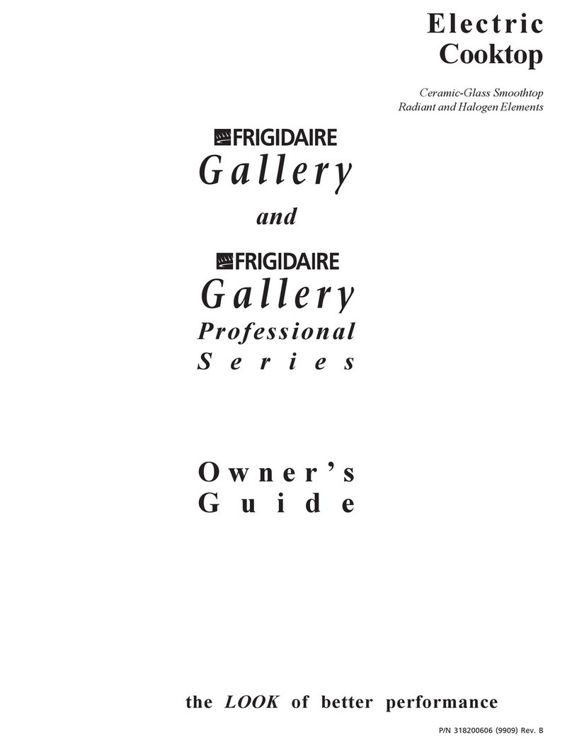 Frigidaire Gallery Professional Series User manual