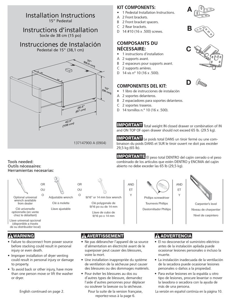 Frigidaire 137147900 A User manual