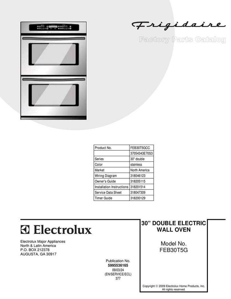 Frigidaire FEB30T5GCC Factory parts catalog