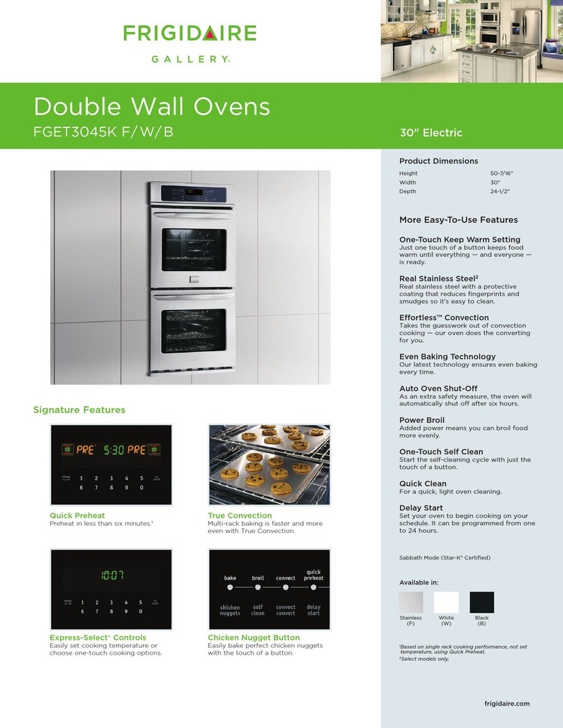 Frigidaire Gallery FGET3045K User manual