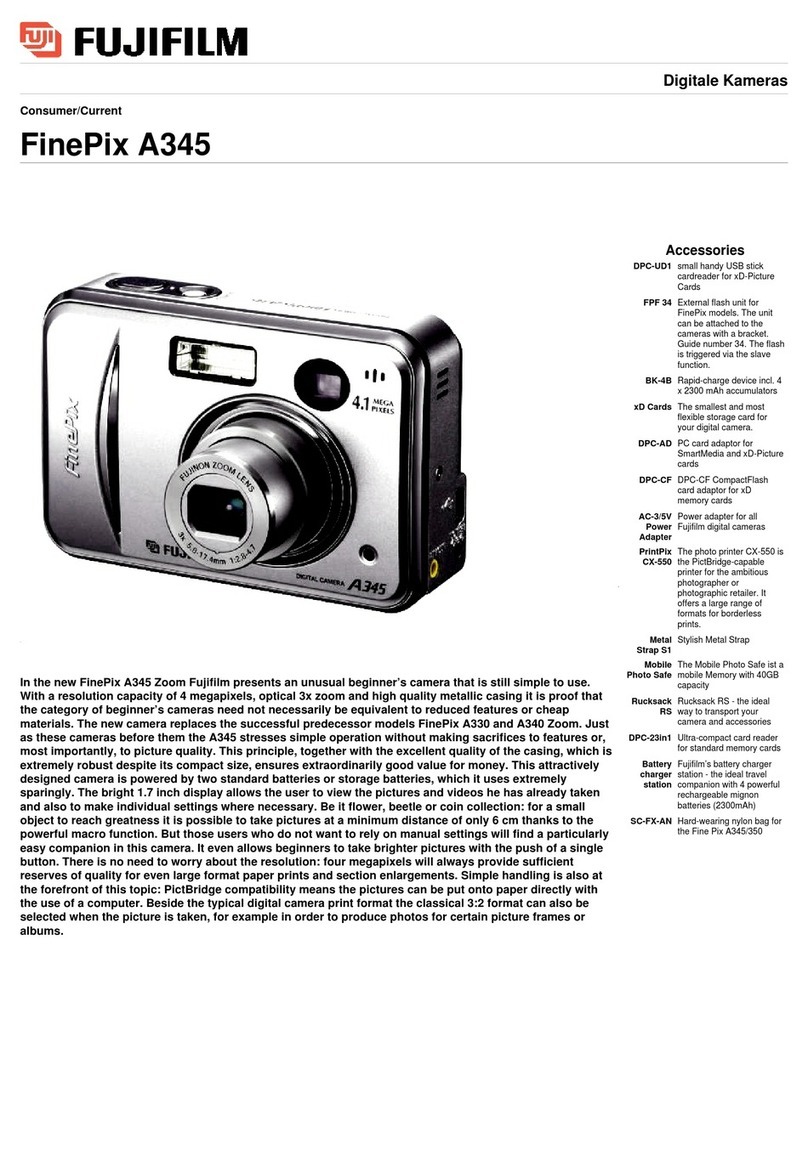 FujiFilm FinePix A345 Technical specifications FujiFilm FinePix A345 Technical specifications