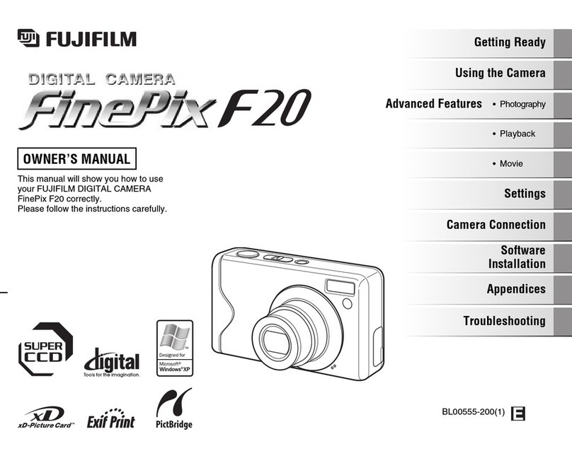 FujiFilm FinePix F20 owner's manual