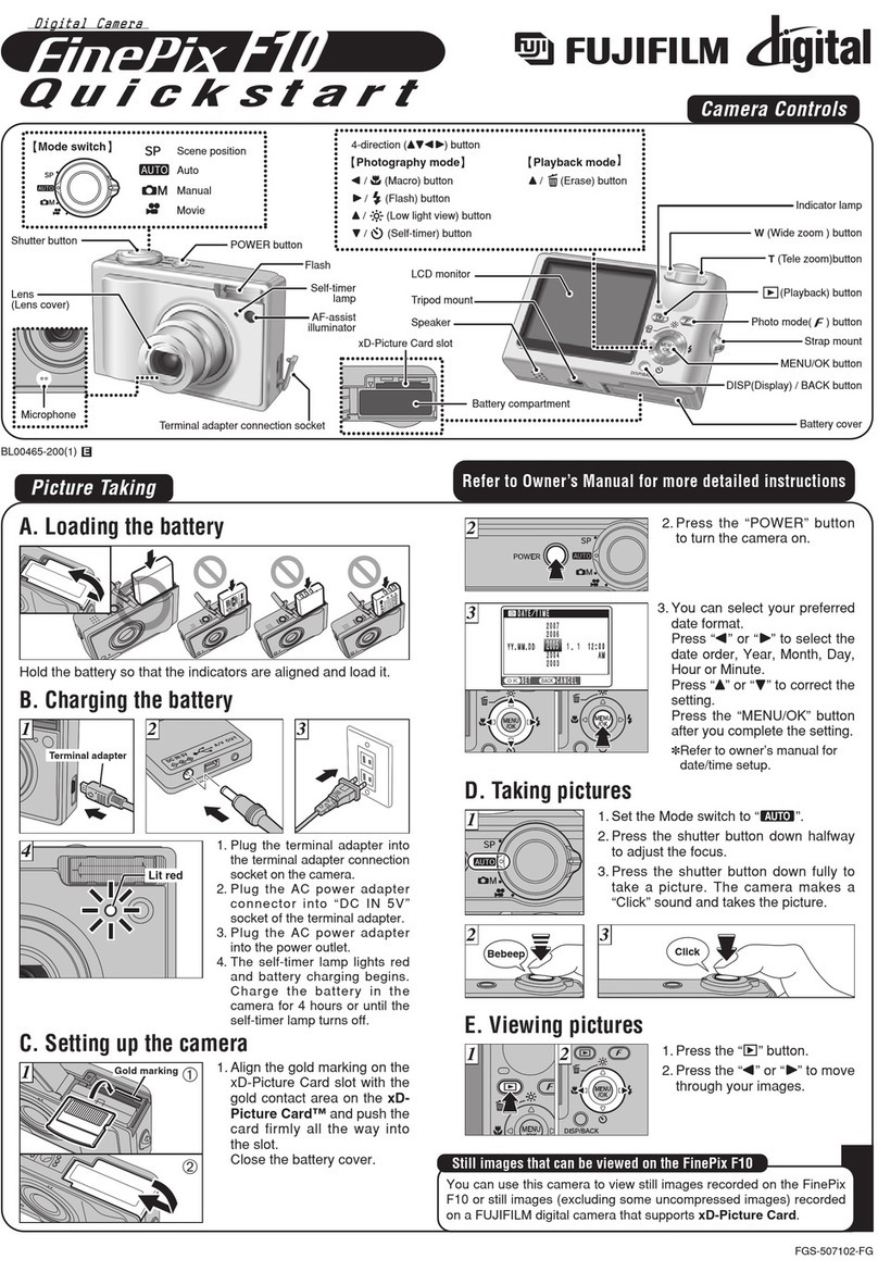 FujiFilm FinePix F10 User manual