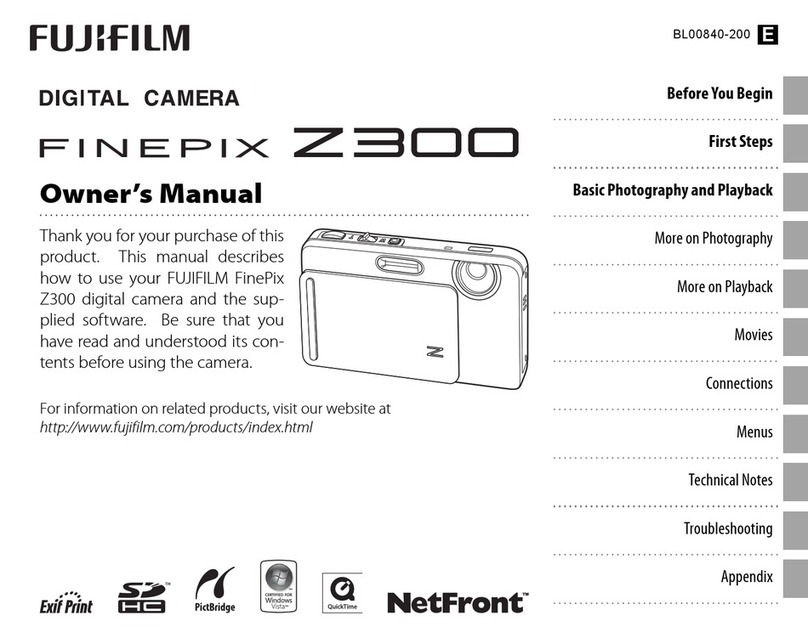 FujiFilm FINEPIX BL00840-200 E owner's manual FujiFilm FINEPIX BL00840-200 E owner's manual