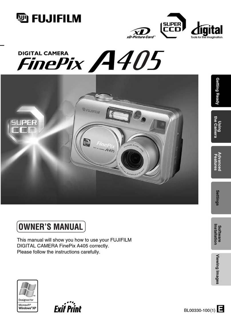 FujiFilm FinePix A405 User manual