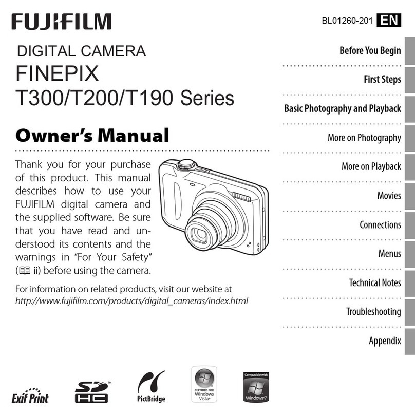 FujiFilm FinePix T190 Series owner's manual