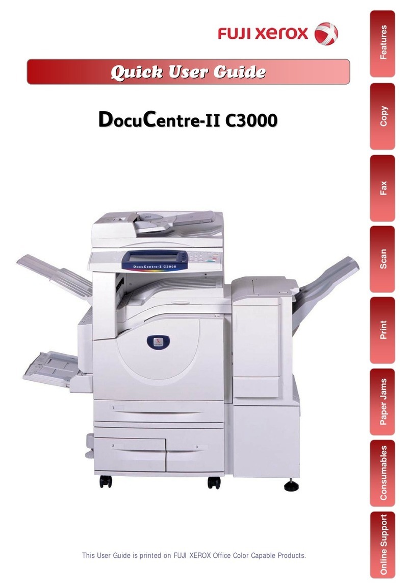Fuji Xerox DOCUCENTRE-II C3000 Instruction manual