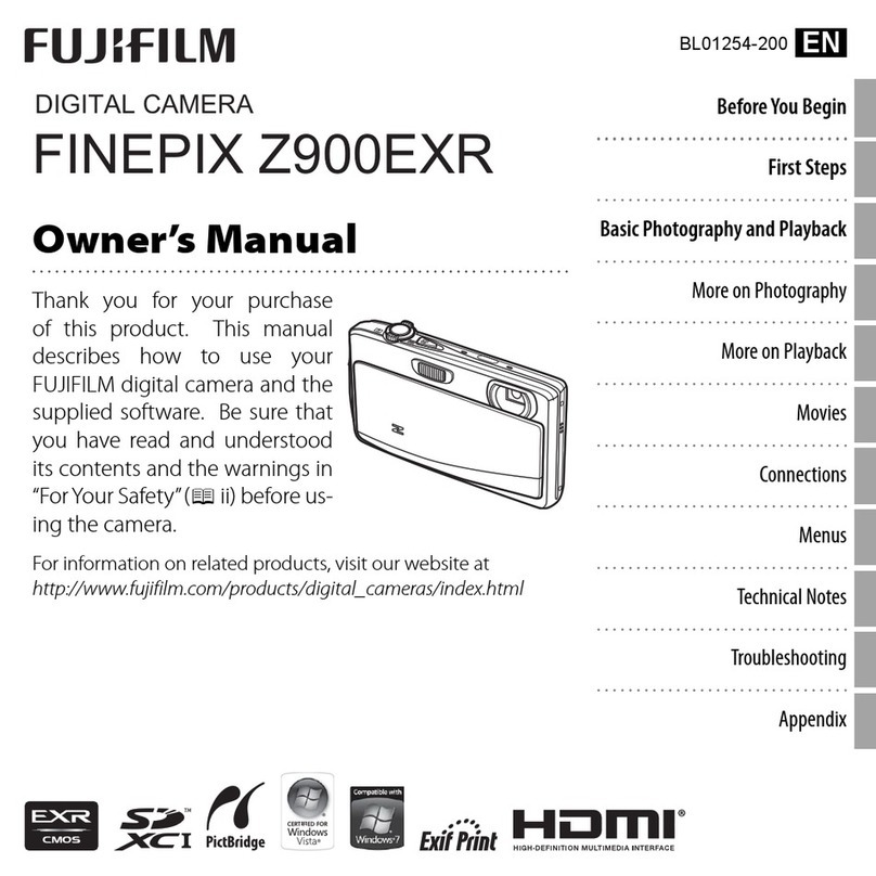 FujiFilm FINEPIX Z900EXR User manual