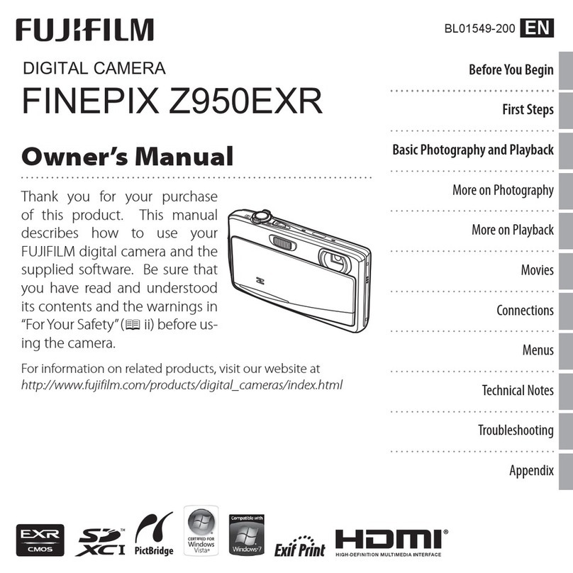 FujiFilm FINEPIX Z950EXR owner's manual