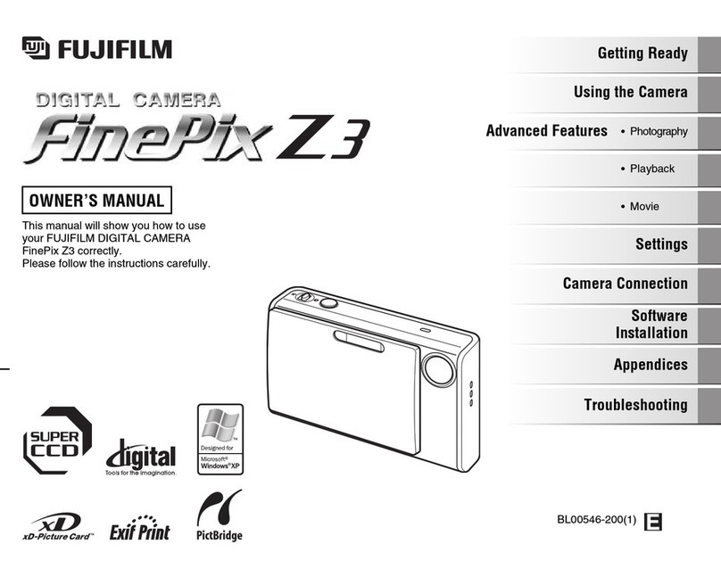 FujiFilm FinePix Z3 owner's manual