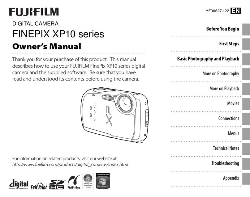FujiFilm FinePix XP10 series owner's manual
