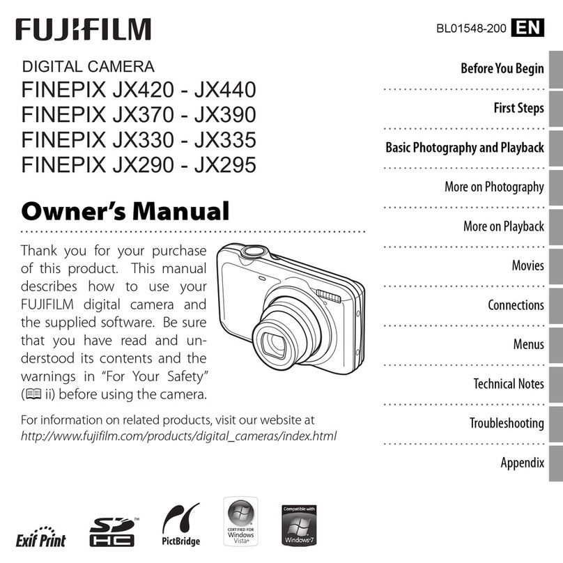 FujiFilm FINEPIX FINEPIX JX290 - JX295 User manual
