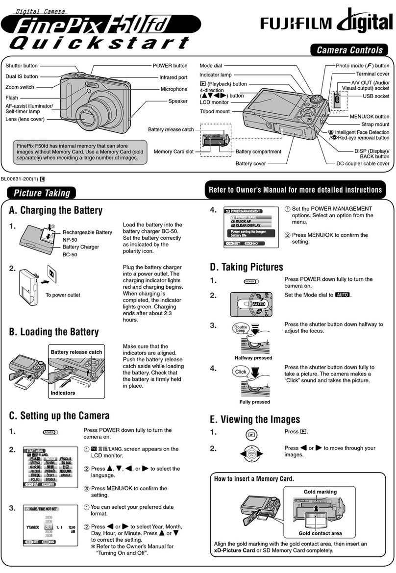 FujiFilm FinePix F50fd User manual