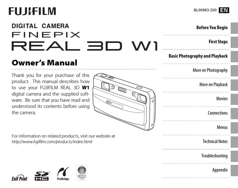 FujiFilm FinePix REAL 3D W1 User manual