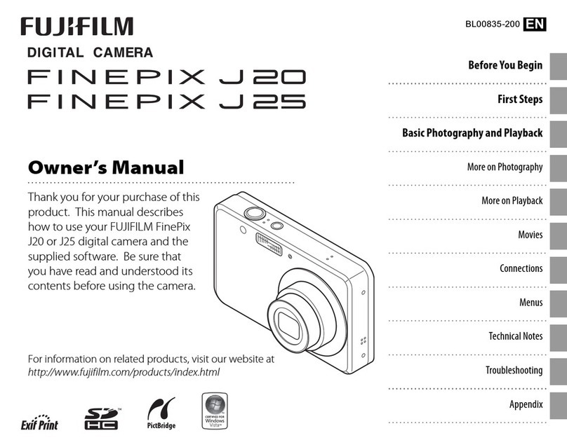 FujiFilm FinePix J20 owner's manual
