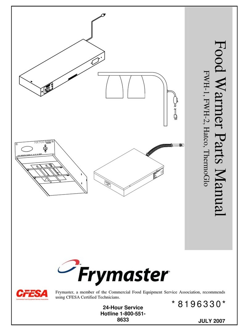 Frymaster FWH-1 User manual