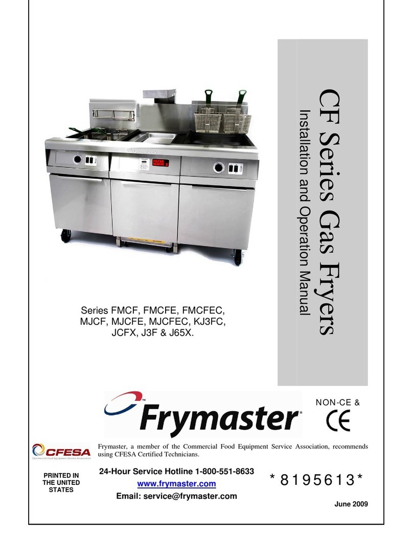 Frymaster CF SERIES FMCF User manual