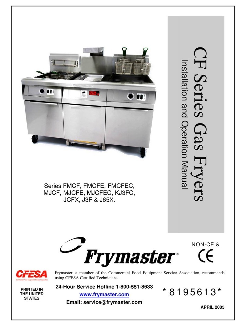 Frymaster CF User manual