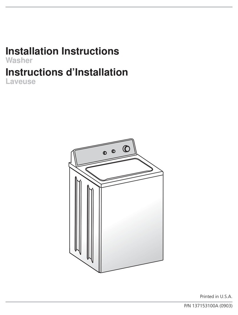 Frigidaire 137153100A (0903) User manual