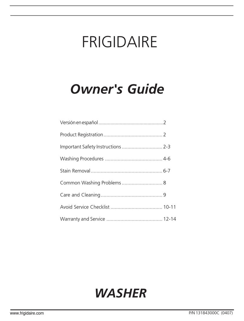 Frigidaire 131843000C User manual Frigidaire 131843000C User manual