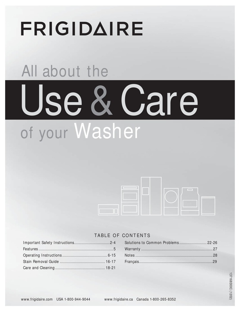 Frigidaire 137168300B Owner's manual Frigidaire 137168300B Owner's manual