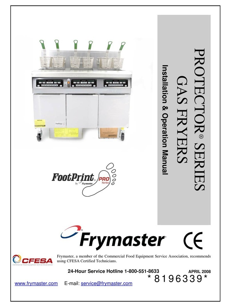 Frymaster Protector Series User manual Frymaster Protector Series User manual