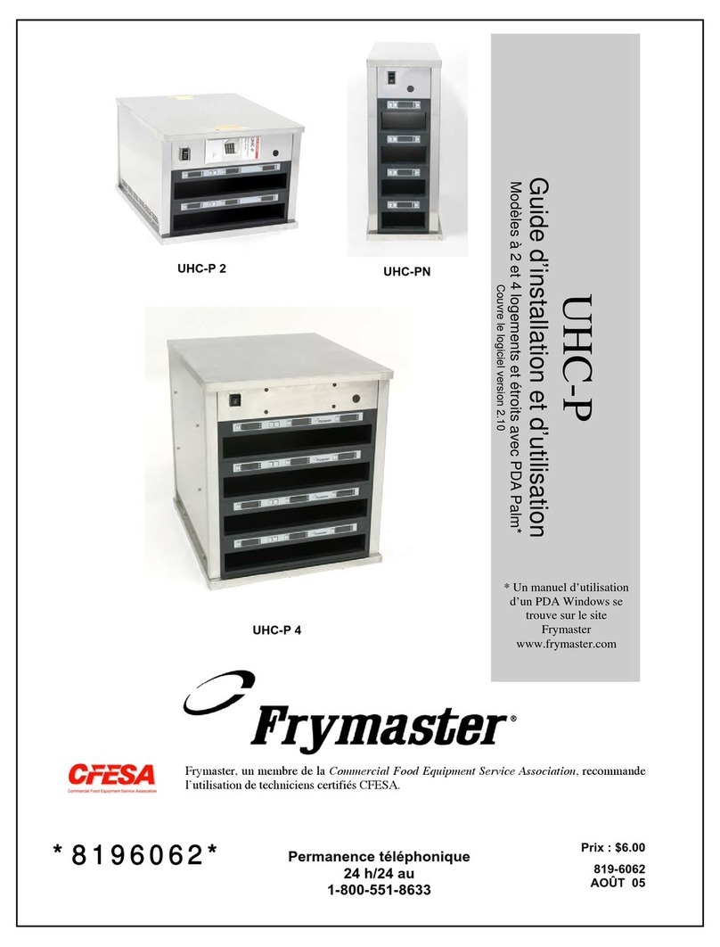 Frymaster UHC-P 2 Service manual