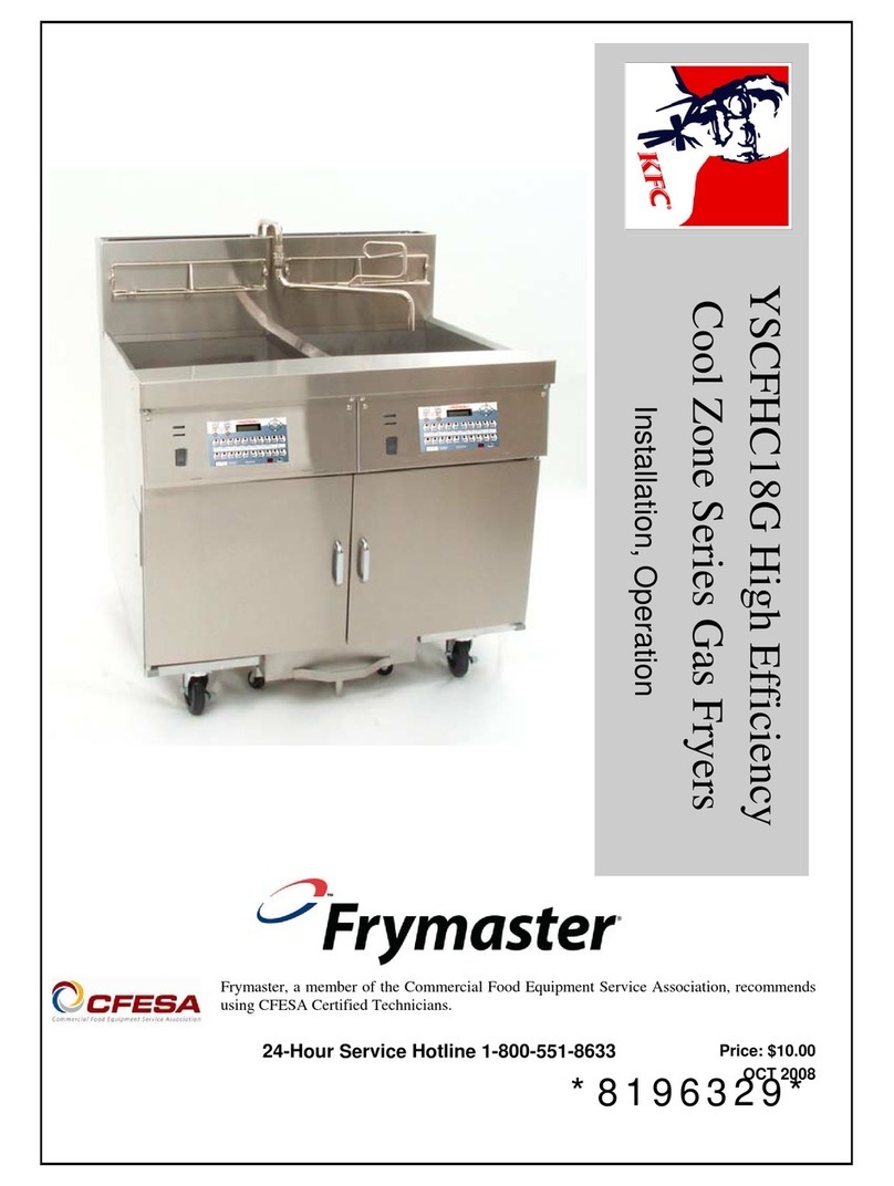 Frymaster COOL ZONE SERIES *8196329* User manual