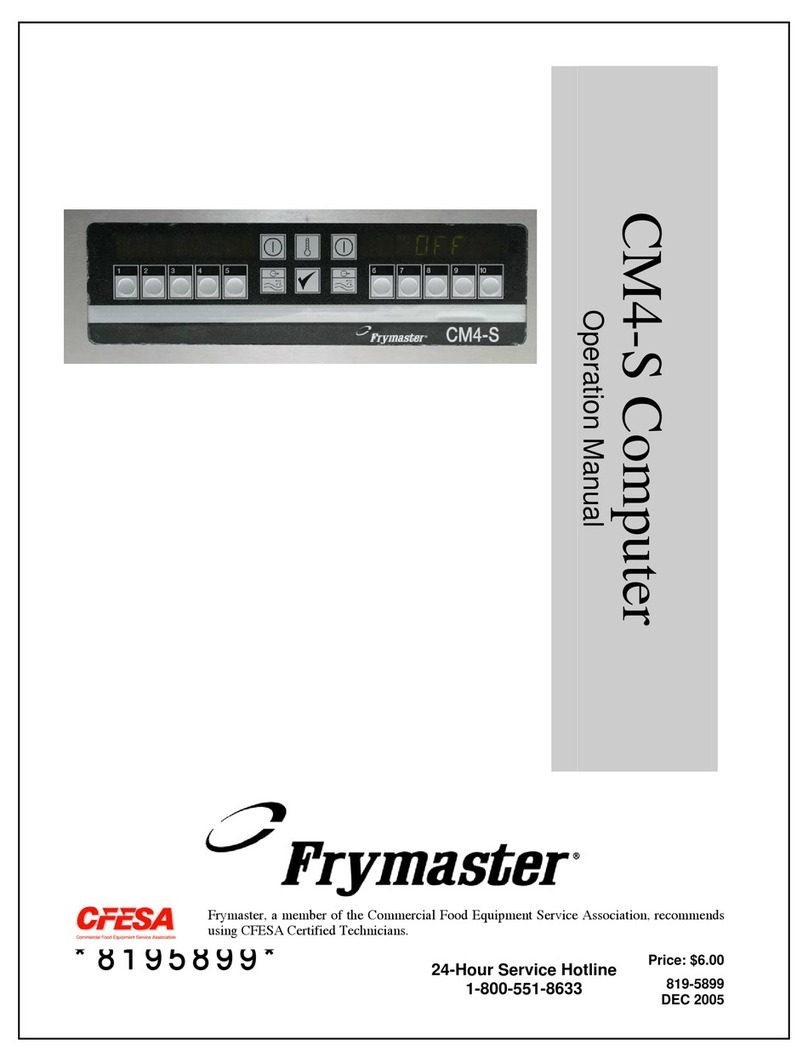 Frymaster cm45 s User manual
