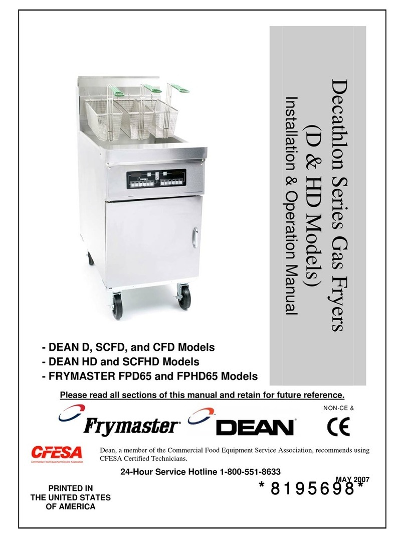 Frymaster FPHD65 User manual