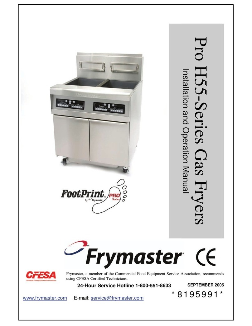 Frymaster FOOTPRINT 8195991 User manual