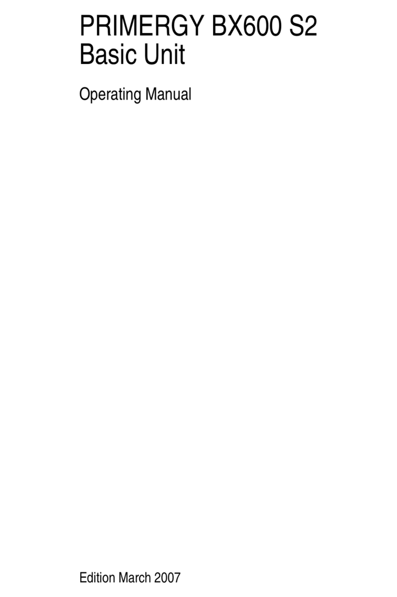 Fujitsu PRIMERGY BX600 S2 User manual