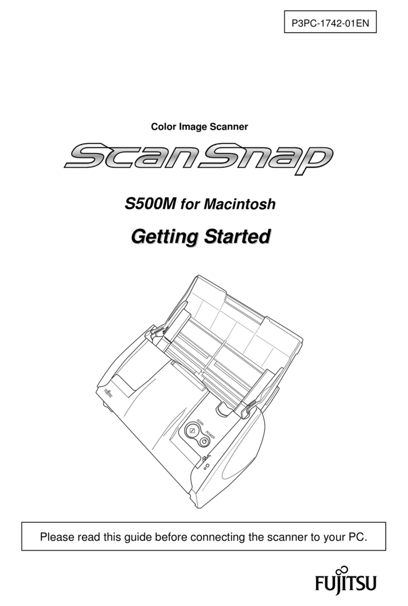 Fujitsu S500M - ScanSnap - Document Scanner User manual