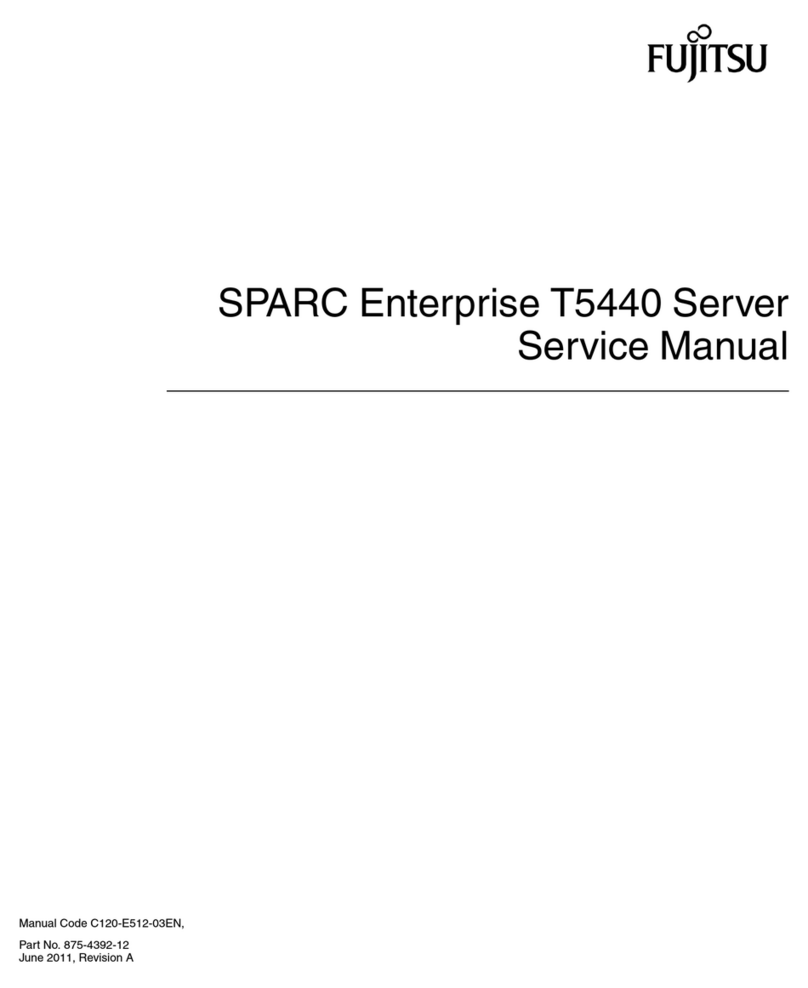 Fujitsu SPARC Enterprise T5440 Server User manual