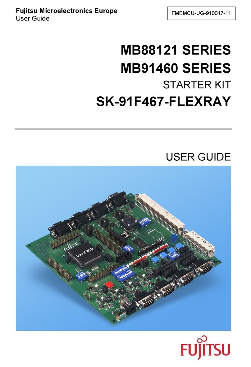Fujitsu MB88121 SERIES user guide