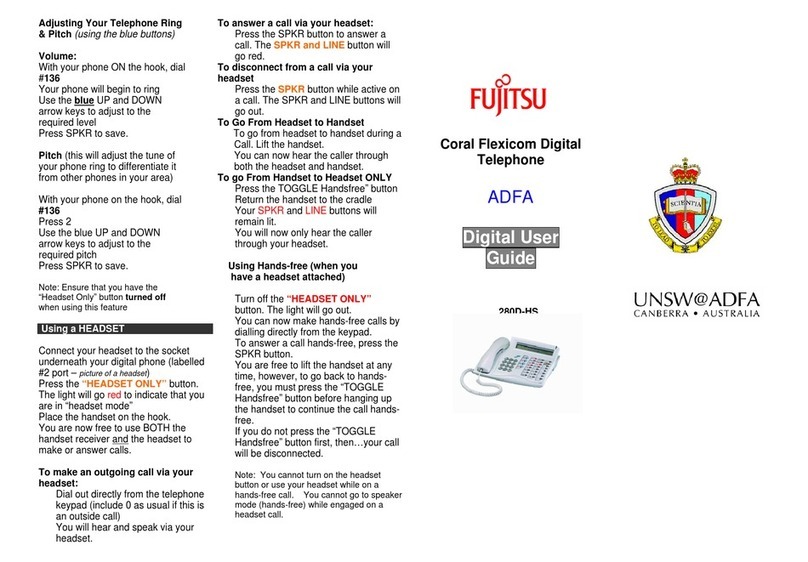 Fujitsu 280D-HS user guide