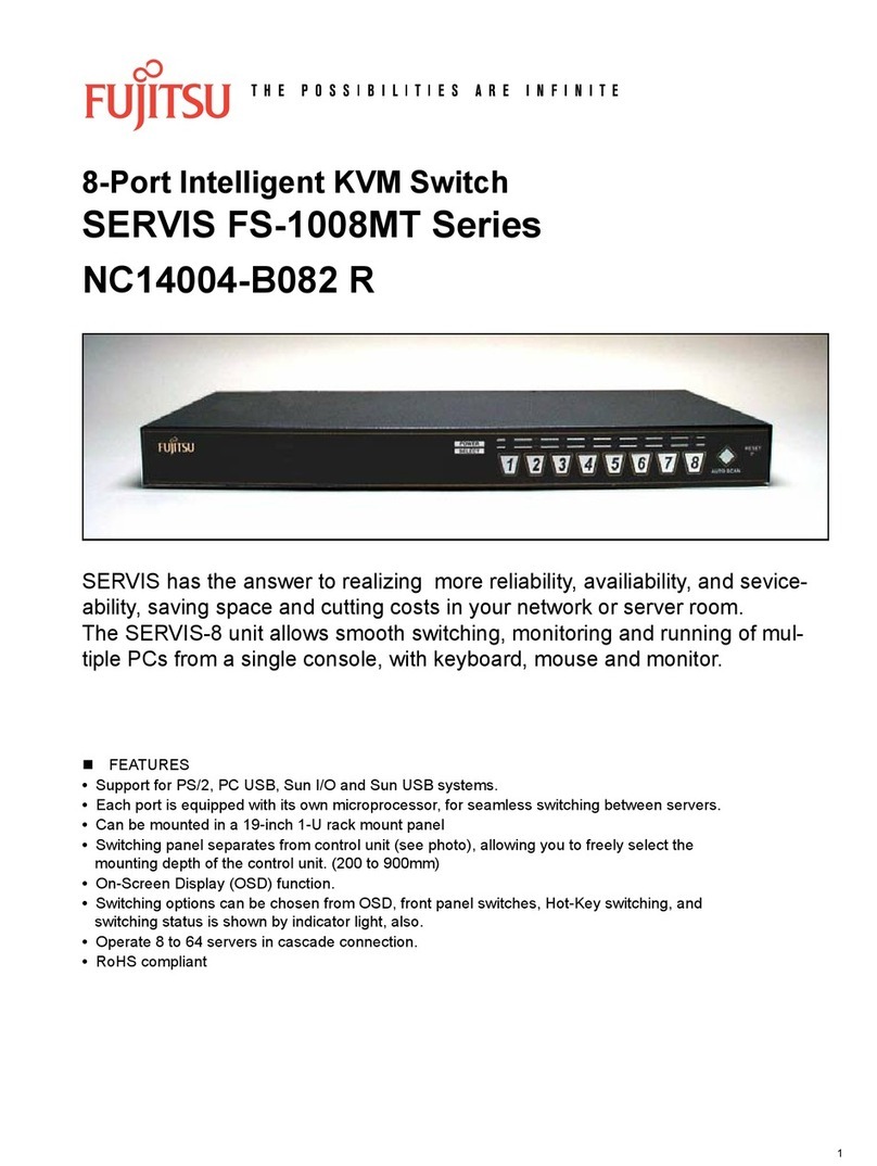 Fujitsu FS-1008MT Series Specification sheet