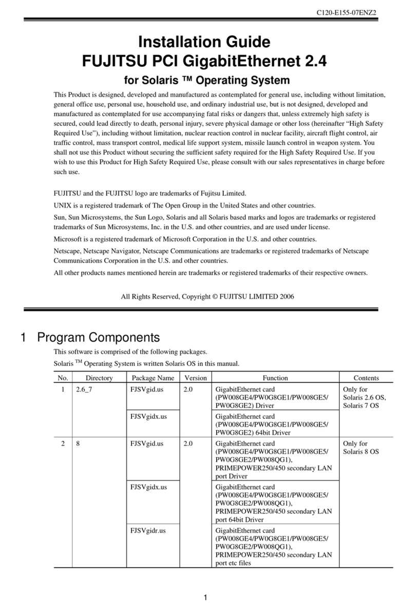 Fujitsu DotMax 24 series installation guide