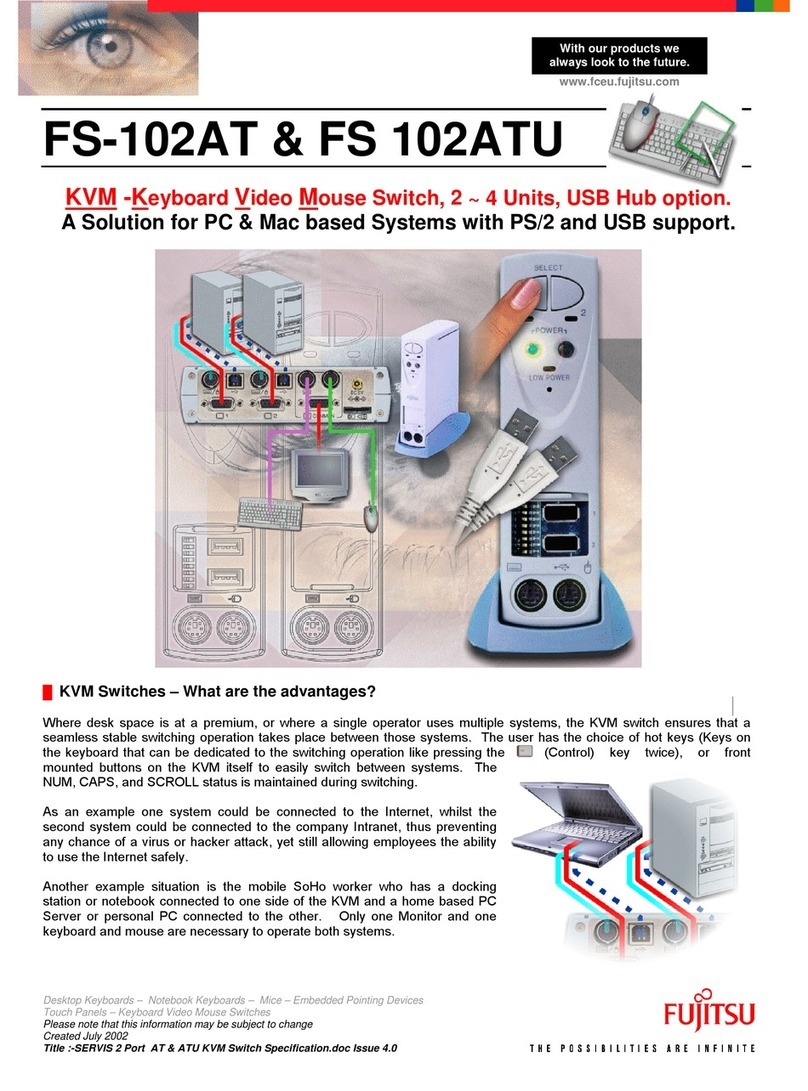 Fujitsu FS 102ATU User manual
