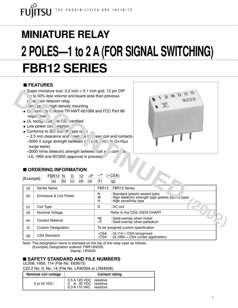 Fujitsu FBR12 User manual
