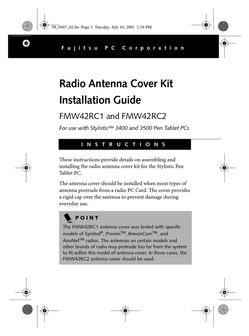 Fujitsu Stylistic 3400 installation guide