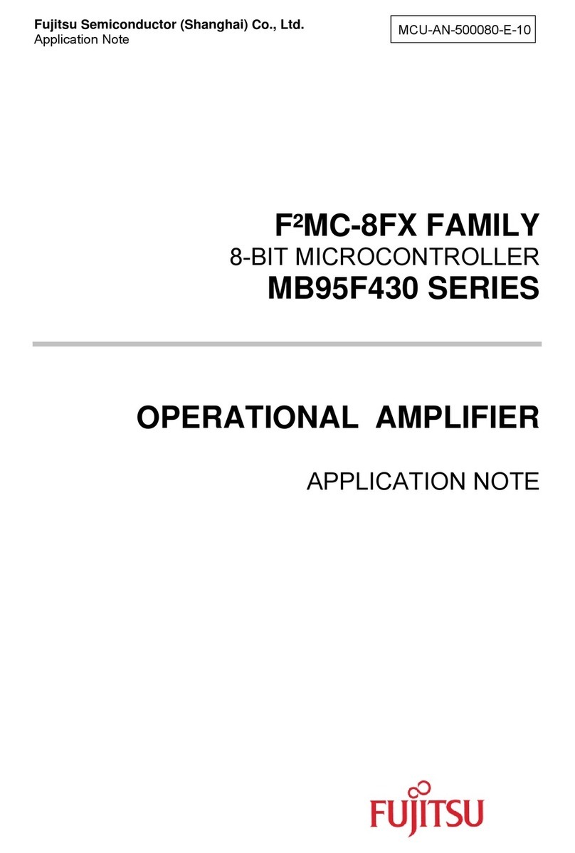 Fujitsu MB95F430 Series Application note