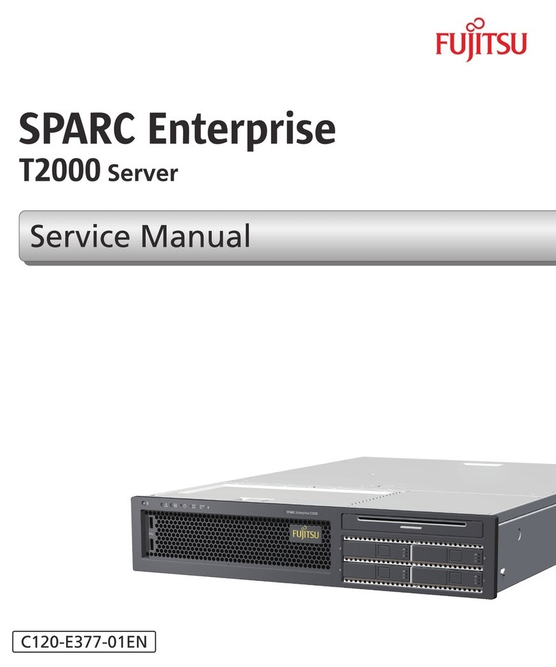 Fujitsu SPARC Enterprise T2000 User manual Fujitsu SPARC Enterprise T2000 User manual