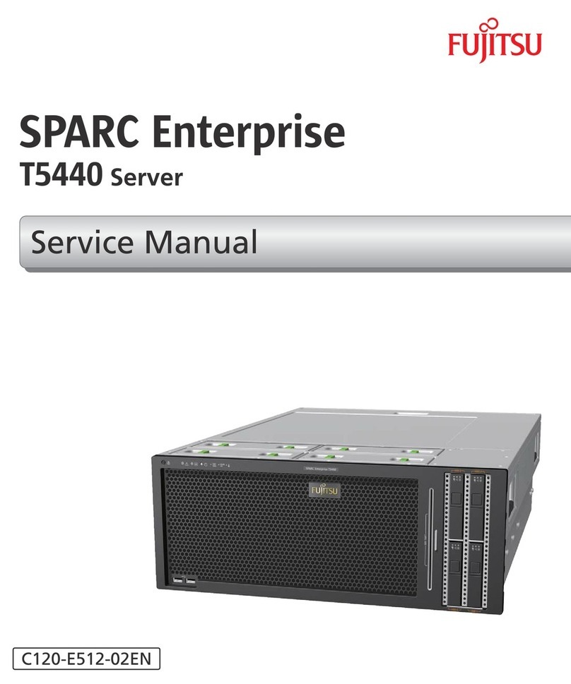 Fujitsu SPARC Enterprise T5440 Server User manual